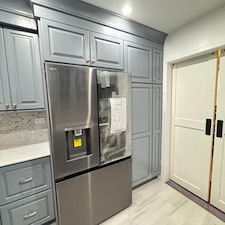 Galley Kitchen Transformation Using Barn Doors in Astoria, Queens 4